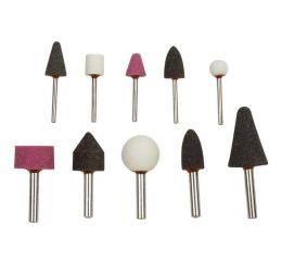 EXTOL brusky rotační, sada 10ks, O 3mm, 6mm, EXTOL CRAFT (1822)