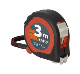 EXTOL metr svinovací, 2m, šířka pásku 16mm, gumový obal, EXTOL PREMIUM (3152)