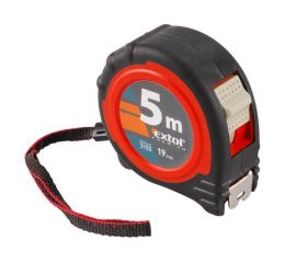 EXTOL metr svinovací, 5m, šířka pásku 19mm, pryžový obal, EXTOL PREMIUM (3155)