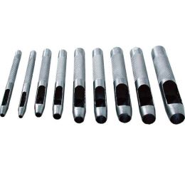 EXTOL děrovač kůže, sada 9ks, 2,5-10mm, EXTOL CRAFT (10266)