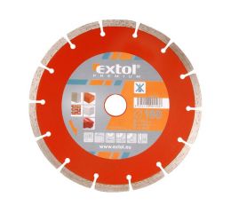 EXTOL kotouč diamantový řezný segmentový, 180x22,2mm, suché řezání, EXTOL PREMIUM (108714)