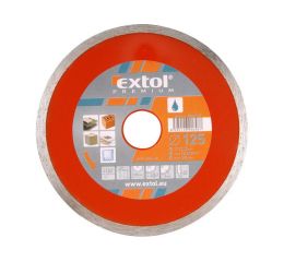 EXTOL kotouč diamantový řezný celoobvodový, 115x22,2mm, mokré řezání, EXTOL PREMIUM (108731)