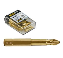 KITO hroty, sada 10ks, PZ 3x50mm, S2/TiN, KITO (4821212)