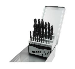 EXTOL vrtáky do kovu v kovové krabičce, sada 25ks, 1-13mm, po 0,5mm, HSS, EXTOL PREMIUM (8801192)