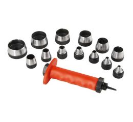 EXTOL výsečníky, sada 13ks, 5-35mm, průměry: 5-6-8-10-11-13-16-19-22-25-28-32-35mm, EXTOL PREMIUM (8801850)