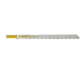 EXTOL plátky do přím.pily 5ks, 126x40mm, úchyt UNIVERSAL, HSS, EXTOL PREMIUM (8805512)