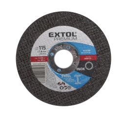 EXTOL kotouč řezný na ocel, 115x1,6x22,2mm, EXTOL PREMIUM (8808110)
