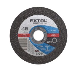 EXTOL kotouč řezný na ocel, 125x1,6x22,2mm, EXTOL PREMIUM (8808112)