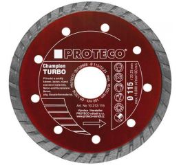 PROTECO Diamantový celistvý kotouč PROTECO TURBO CHAMPION 230mm (10.212-230)