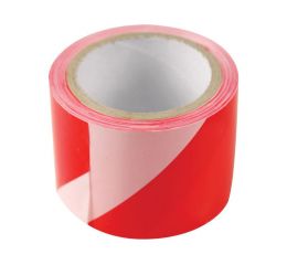EXTOL páska výstražná červeno-bílá, 75mm x 250m, plní výstražnou funkci pro vyznačení ochranného pásma při stavebních a výkopový