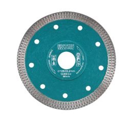 EXTOL kotouč diamantový řezný turbo Thin Cut, 115x22,2mm, suché i mokré řezání, EXTOL INDUSTRIAL (8703041)