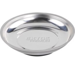 EXTOL miska magnetická nerez, 150mm, hloubka misky 25mm, magnet o průměru 80mm, síla magnetu 1000-1200G (gauss), EXTOL PREMIUM (