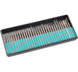 EXTOL diamantová brusná tělíska, sada 30ks, průměr dříku 3,2mm (73420)