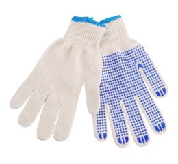 EXTOL rukavice bavlněné s PVC terčíky na dlani, velikost 10", EXTOL CRAFT (99708)