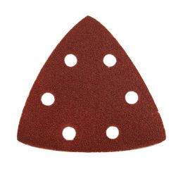 EXTOL papíry brusné delta, bal. 20ks, 93mm, P240, 6 otvorů, uchycení: suchý zip, rozměr: 93x93x93mm, EXTOL PREMIUM (8803888)