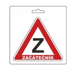 Samolepka ZAČÁTEČNÍK (105 x 120 mm) (34491)