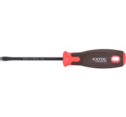 EXTOL šroubovák plochý SUPERGRIP, (-) 5x100mm, CrV (8819265)
