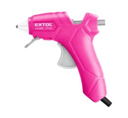 EXTOL pistole tavná lepící, Ř7,2mm, 25W, růžová (422003)