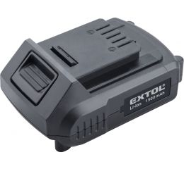EXTOL baterie akumulátorová 20V, Li-ion, 1500mAh, 1500mAh (8891880)