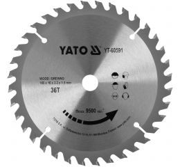 YATO Kotouč na dřevo TCT 165 x 16 mm 36z (pro YT-82810) (YT-60591)