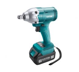 EXTOL utahovák rázový aku 1/2", brushless, 18V Li-ion, 2x4000mAh (8791255)