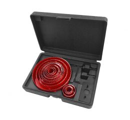 EXTOL vrtáky vykružovací korunkové, 13průměrů Ř19-127mm (8801605)