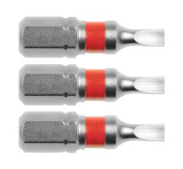 FORTUM-KITO hrot plochý sada 3ks, 3x25mm, S2, FORTUM-KITO, hrot plochý sada 3ks, 3x25mm, S2, FORTUM-KITO, S2 (4741103)