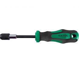 EXTOL šroubovák na hroty  , 1/4"x75mm Fix-Clip , CrV (8819219)