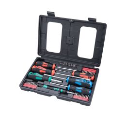 EXTOL šroubováky a hroty sada 47ks , 1/4" hroty a 4mm mini hroty, CrV (8819258)