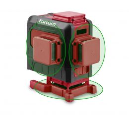 FORTUM laser zelený 3D liniový, křížový samonivelační (4780216)