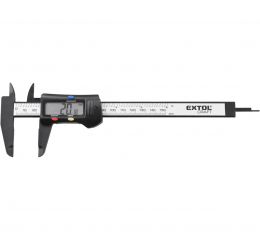 EXTOL měřítko posuvné digitální plastové , 0-150mm (925200)