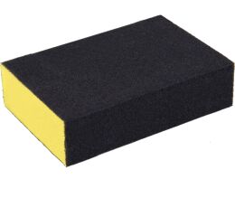 EXTOL brusná houba, 100x70x25mm, P120, čtyřstranná, abrazivo-korund (8803665)