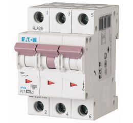 EATON Jistic PL7-C32/3 jistič 3-p, C, 32A, 10kA (263412)