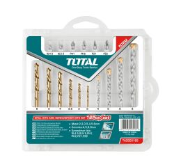 TOTAL vrtáky a hroty, sada 16ks (TACSD3165)