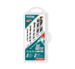 TOTAL vrtáky do betonu sada 5ks (TACSD5055)