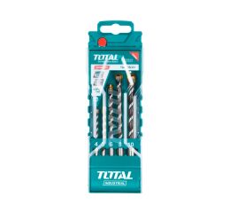 TOTAL vrtáky do zdiva sada 5ks, industrial (TACSD5051)