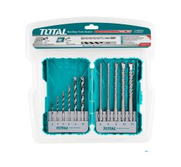 TOTAL Vrtáky a sekáče do betonu, 11ks, industrial (TACSDL31101)