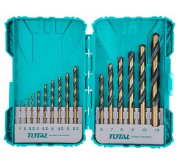 TOTAL Vrtáky, sada 15ks, HSS (TACSDL51501)