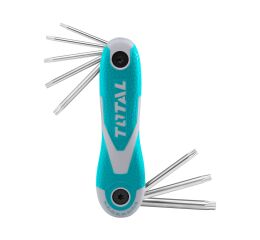 TOTAL klíče TORX, sada 8 ks, 9-40mm, CrV (THT1061846)