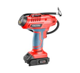 EXTOL kompresor domácí aku SHARE20V, 20V Li-ion, 2000mAh (8891874)