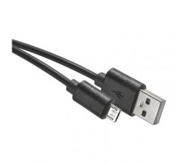 EMOS USB kabel 2.0 A/M - micro B/M 0,2m černý, Quick Charge 2335070710 (SM7007BL)