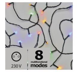 EMOS LED vánoční řetěz multifunkční s volbou RGB barvy,10m, pr.,č 1534201400 (ZY2014)