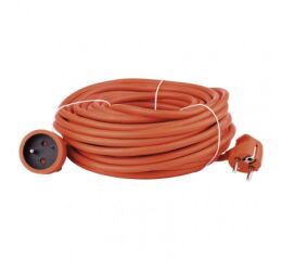 EMOS Prodlužovací kabel – spojka, 20m, 3× 1,5mm, oranžový 1901012000 (P01120)