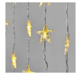 EMOS LED vánoční závěs – hvězdy, 120x90 cm, venkovní i vnitřní, teplá bílá, časovač 1550000028 (DCGW01)