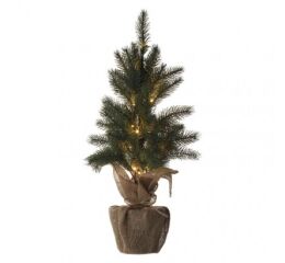 EMOS LED vánoční stromek, 52 cm, 3x AA, vnitřní, teplá bílá, časovač 1550000024 (DCTW01)