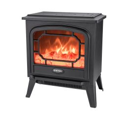 EXTOL krb elektrický s plápolajícím ohněm LED a topením, 1800W (43420)
