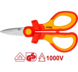 TOTAL Elektrikářské nůžky, industrial 160mm (THISS1601)
