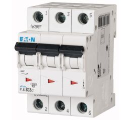 EATON Jistic PL6-B32/3 Jistič 3-p, B, 32A, 6kA (286592)