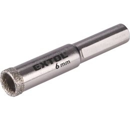 EXTOL korunka vykružovací diamantová na sklo a keramiku, O 8mm (8801978)