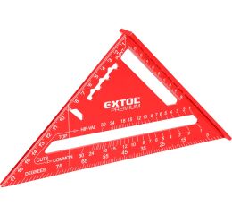 EXTOL úhelník tesařský/truhlářský víceúčelový, 180mm, kov (8825100)